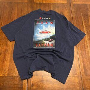 Men's Navy and Blue T-shirt